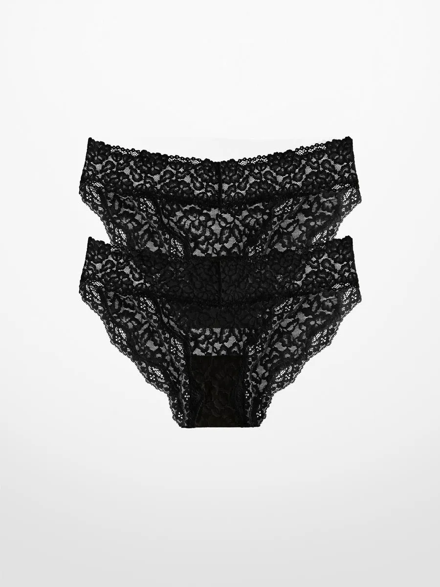 2-Pack Luxe-Stretch Lace Bikini