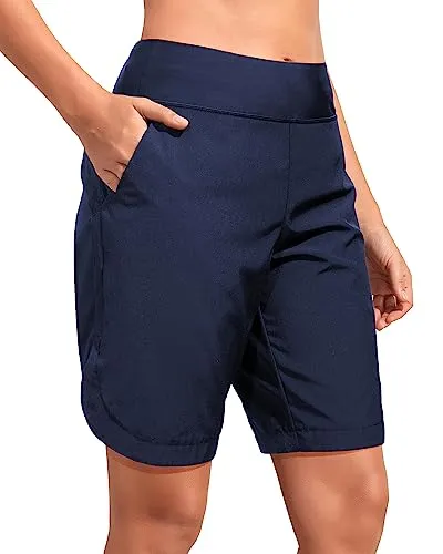 3" & 9" High Waist Quick Dry Swim Shorts