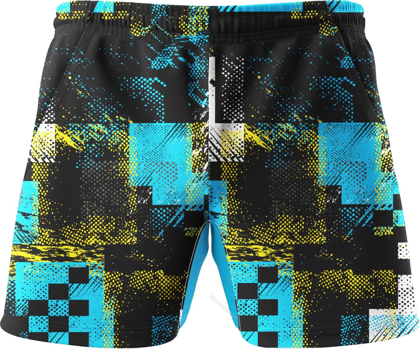 Abstract Printed Training Shorts