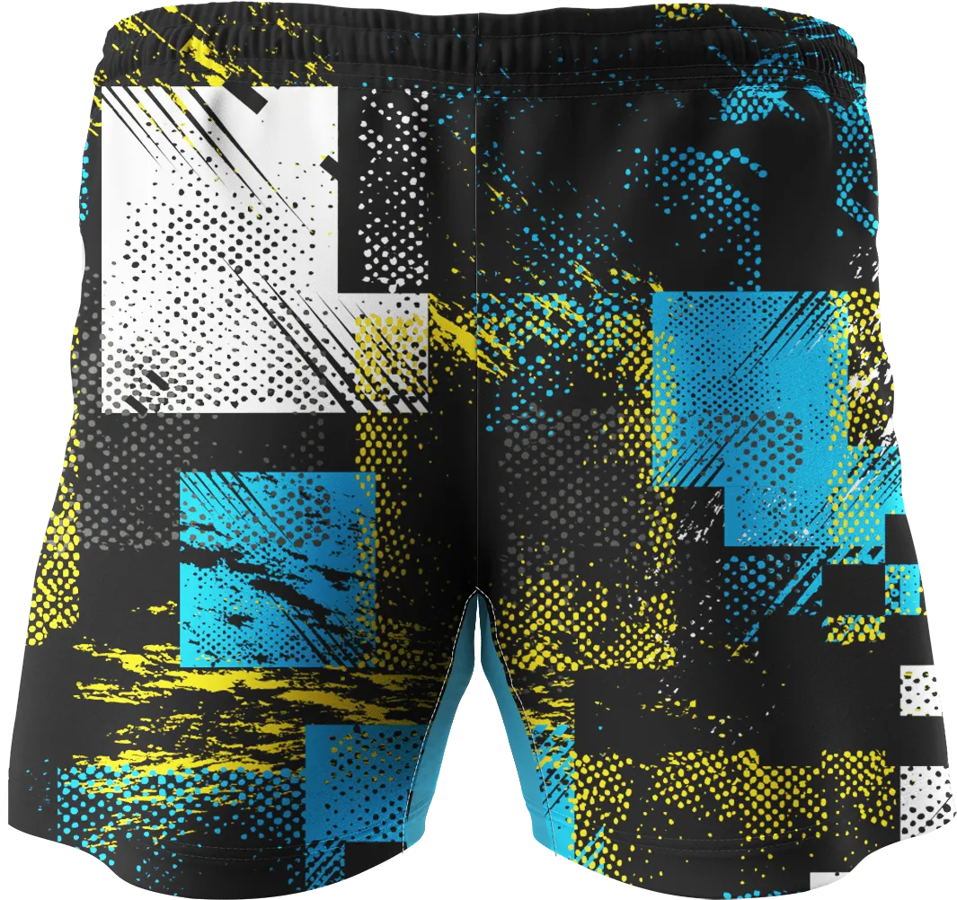 Abstract Printed Training Shorts