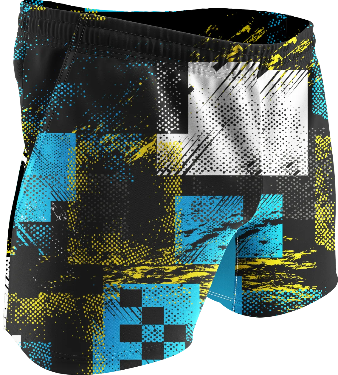 Abstract Printed Training Shorts