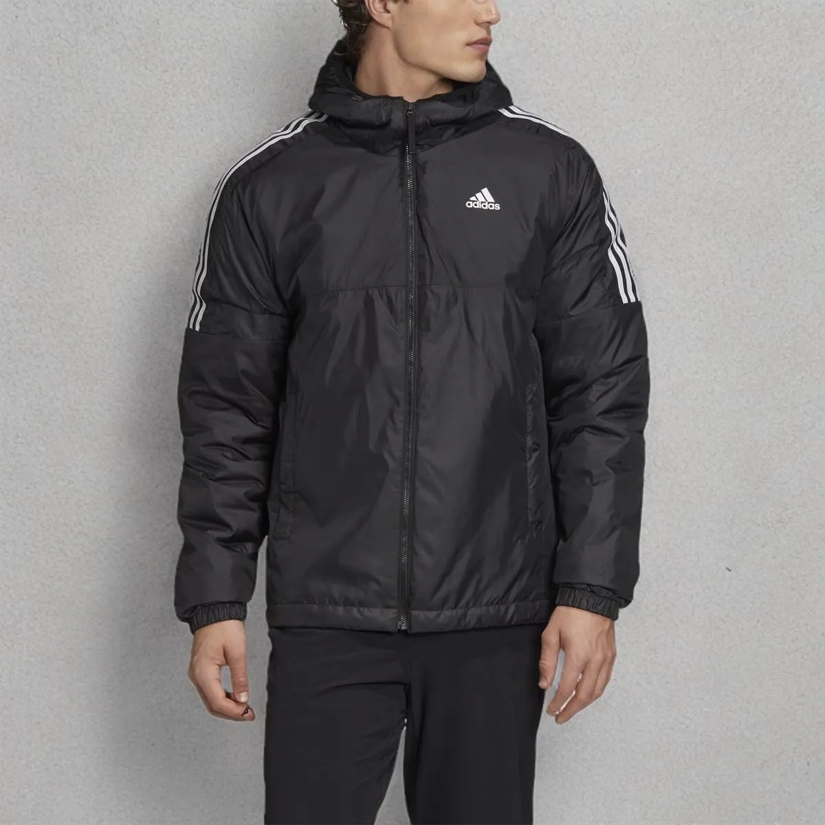 adidas Men's Essentials Insulated Hooded Jacket