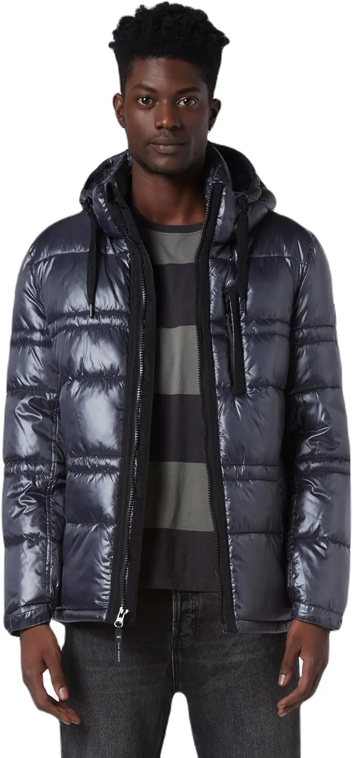 Andrew Marc Men's Full Length Puffer Jacket