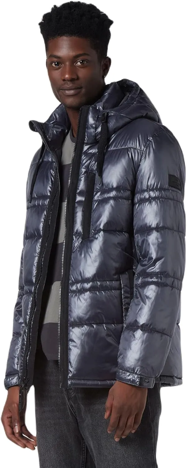 Andrew Marc Men's Full Length Puffer Jacket