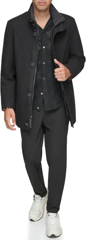 Andrew Marc Men's Wool Coat-Mid and Full Length