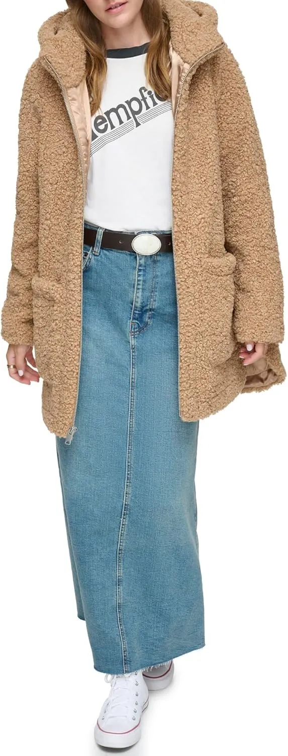 Andrew Marc Women's Seneca Faux Fur Teddy Coat