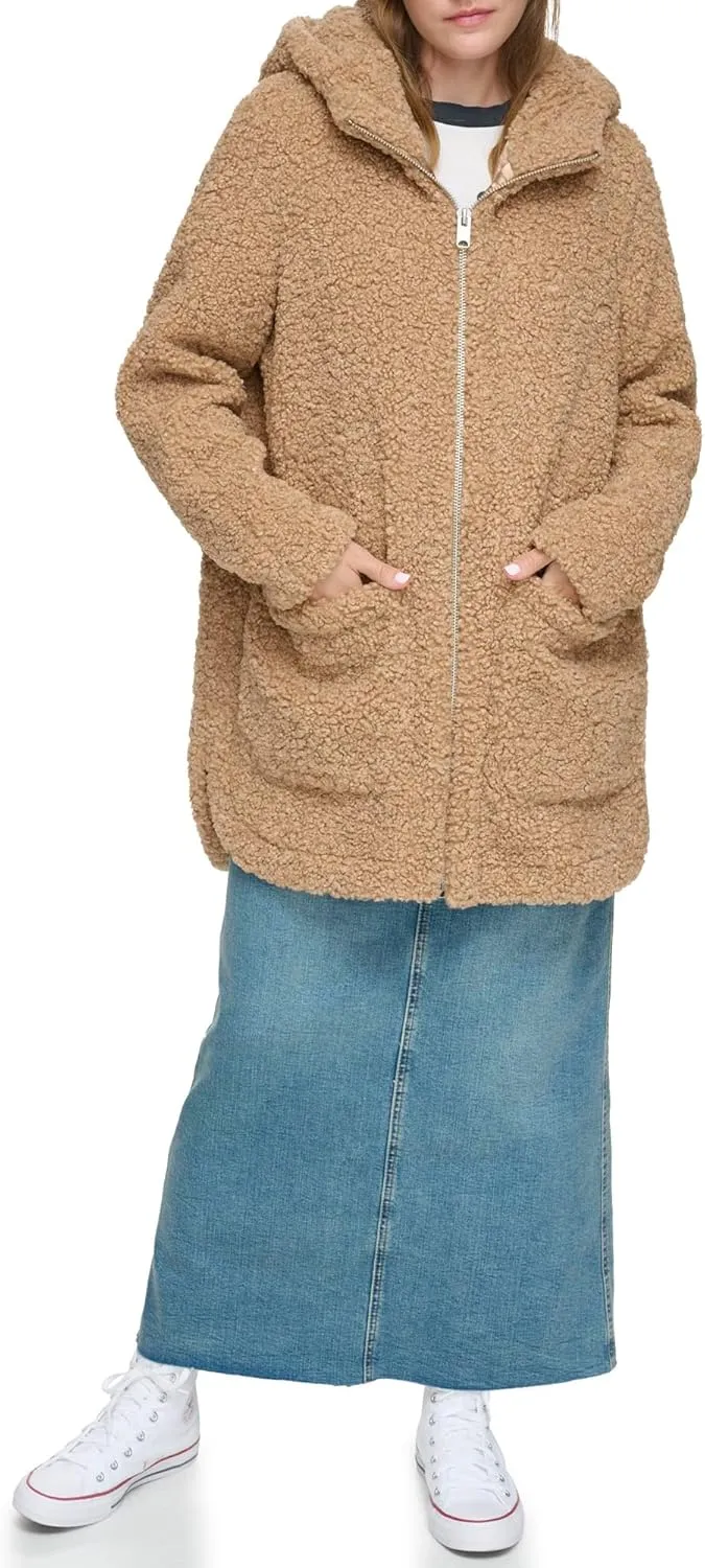 Andrew Marc Women's Seneca Faux Fur Teddy Coat