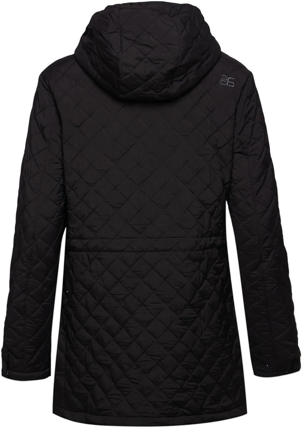 Arctix womens Lightweight Insulated Water Resistant Hooded Quilted Everyday Jacket