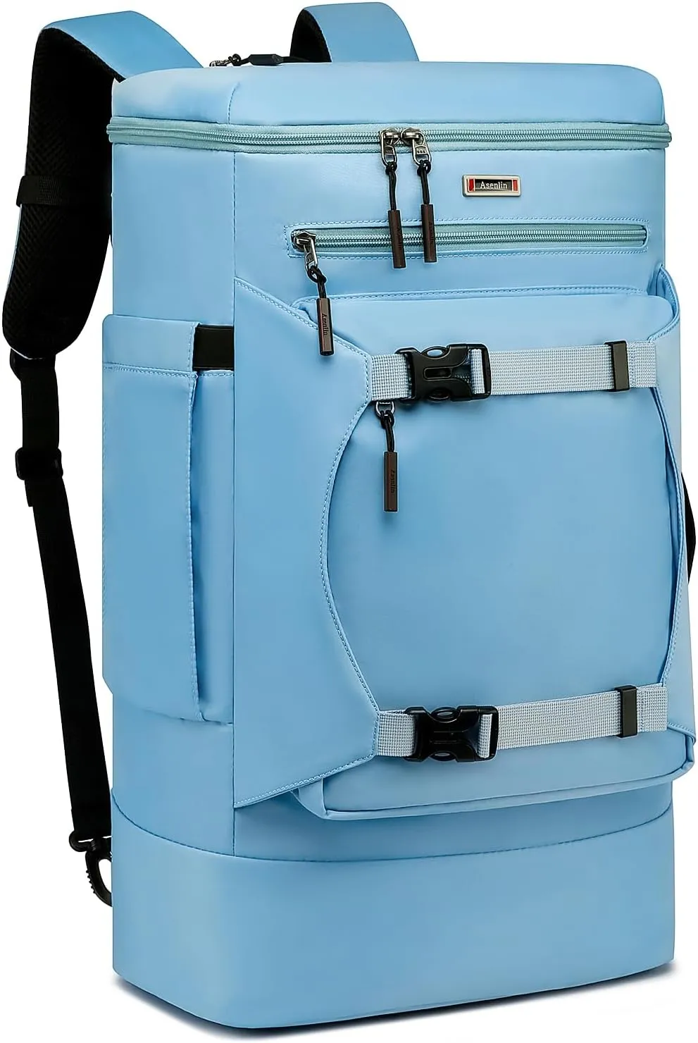 Asenlin Travel Backpack for Women Men40L Extra Large Hiking Backpack18 Inch Carry on Backpack Water Resistant for Casual Daypack Gym Backpack-LBLUE