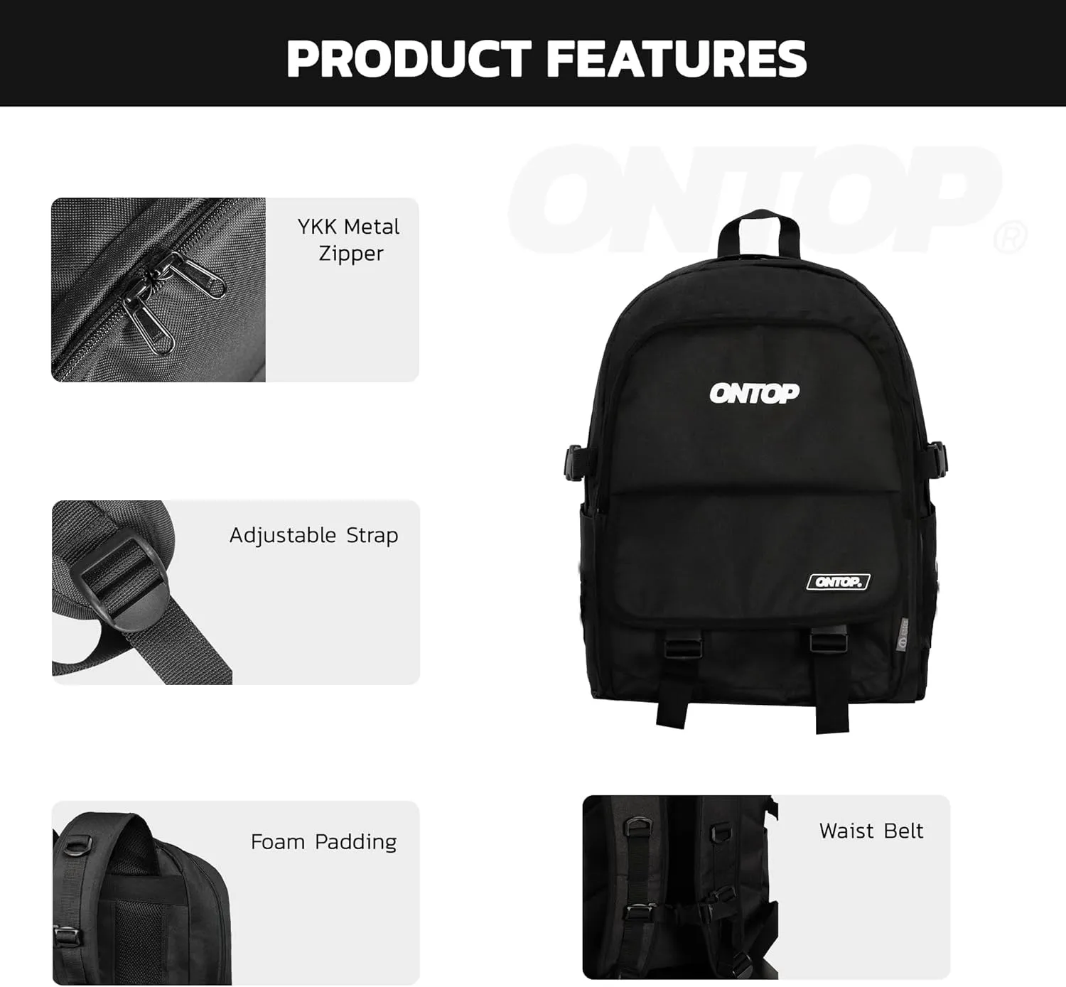 Backpack Laptop 14in Ultra Lightweight Water Resistant Travel Bookbag