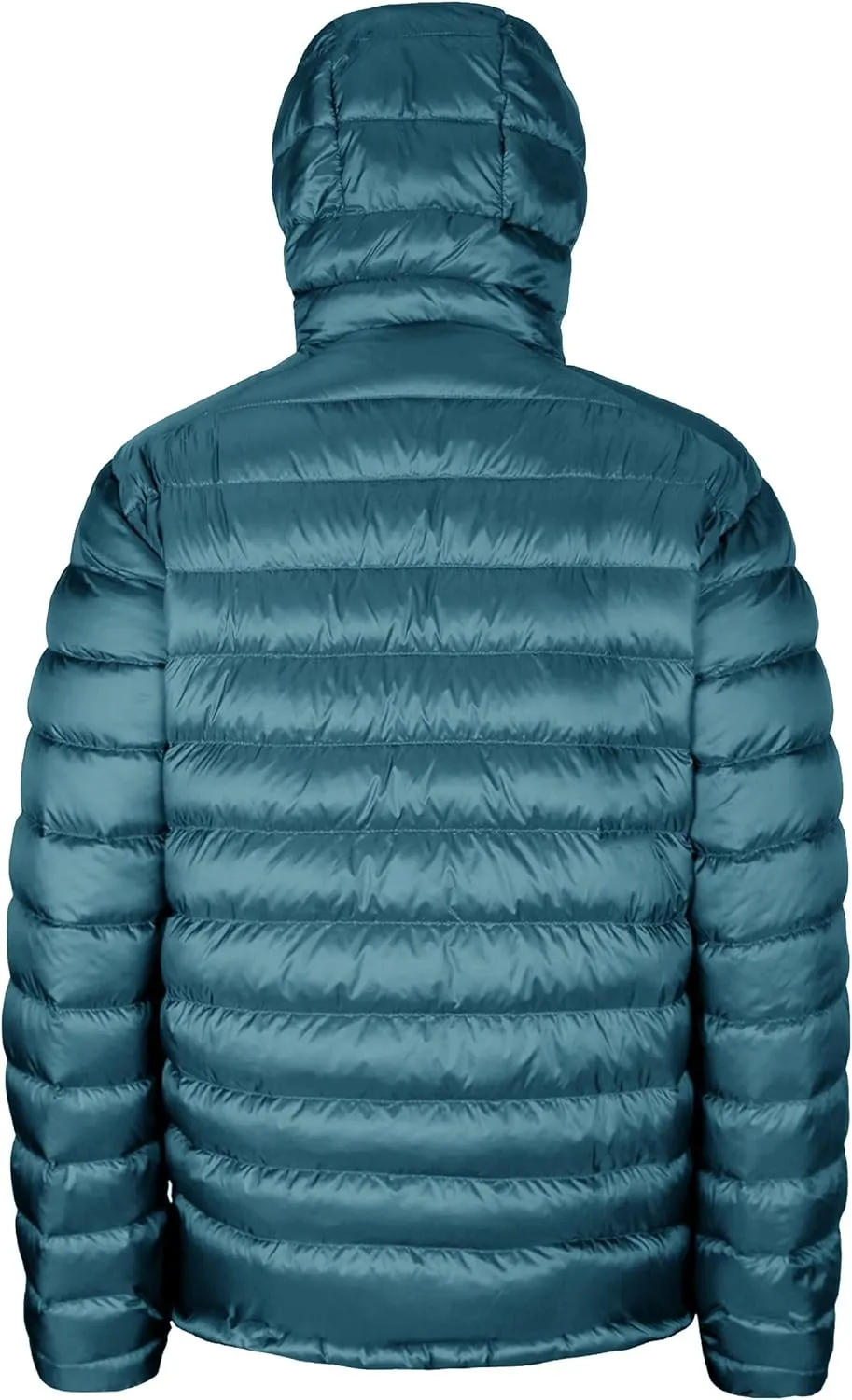 Bakery Men's Down Jacket Hooded Packable Down Puffer Jacket Lightweight Water-Resistant Insulated Down Jacket