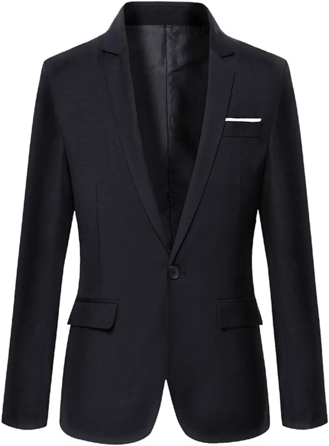 Boys Blazers Suit Jacket Long Sleeve Lapel Formal Blazer Solid Color Button Open Front Dress Coat Outerwear for Teens