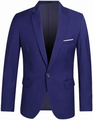 Boys Blazers Suit Jacket Long Sleeve Lapel Formal Blazer Solid Color Button Open Front Dress Coat Outerwear for Teens