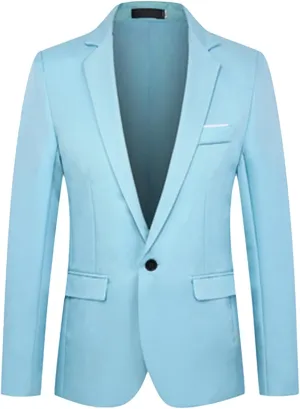 Boys Blazers Suit Jacket Long Sleeve Lapel Formal Blazer Solid Color Button Open Front Dress Coat Outerwear for Teens