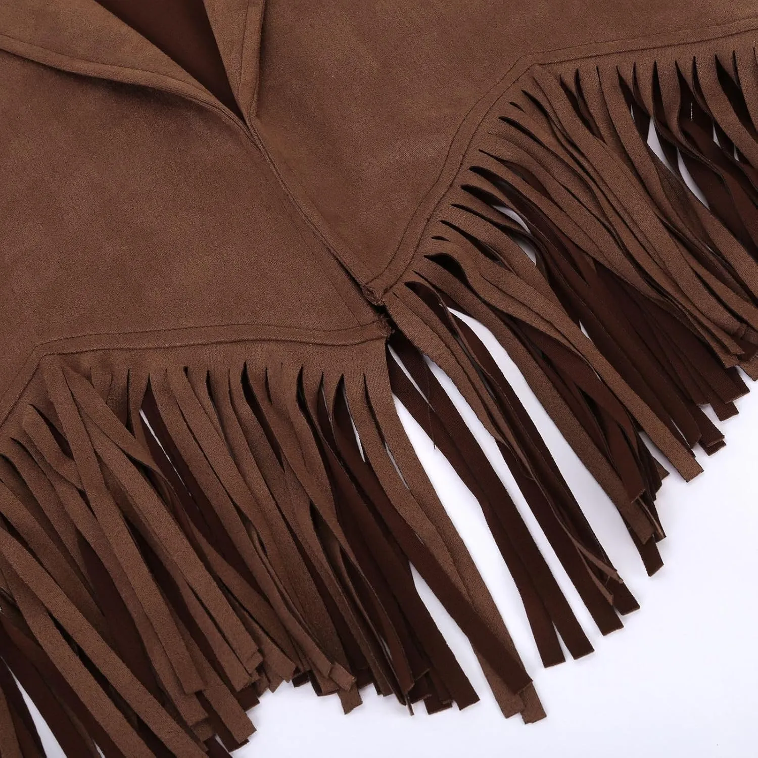 Breathable Kids' Cowboy Vest | Suede Oktoberfest Costume with Lapel & Tassels  Outdoor Beer Festivals