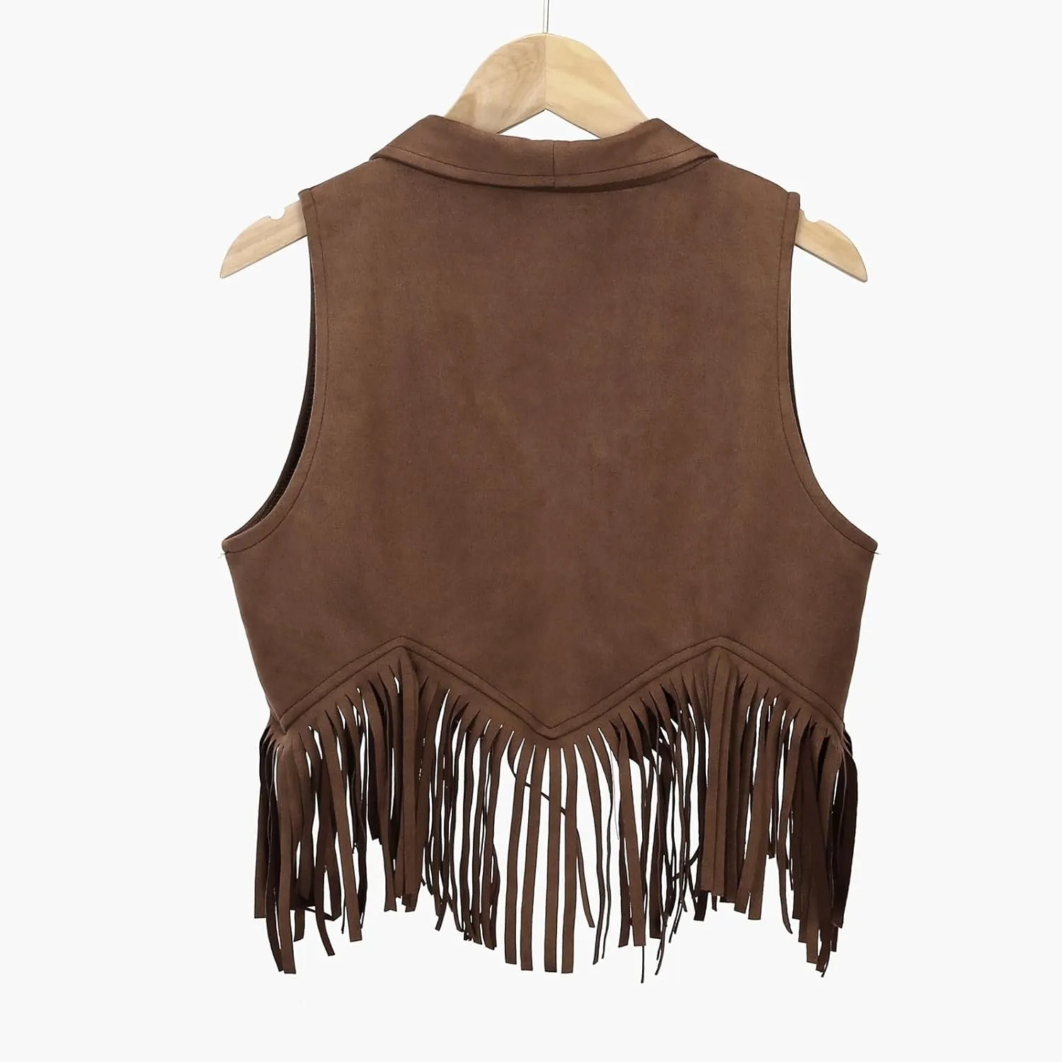 Breathable Kids' Cowboy Vest | Suede Oktoberfest Costume with Lapel & Tassels  Outdoor Beer Festivals