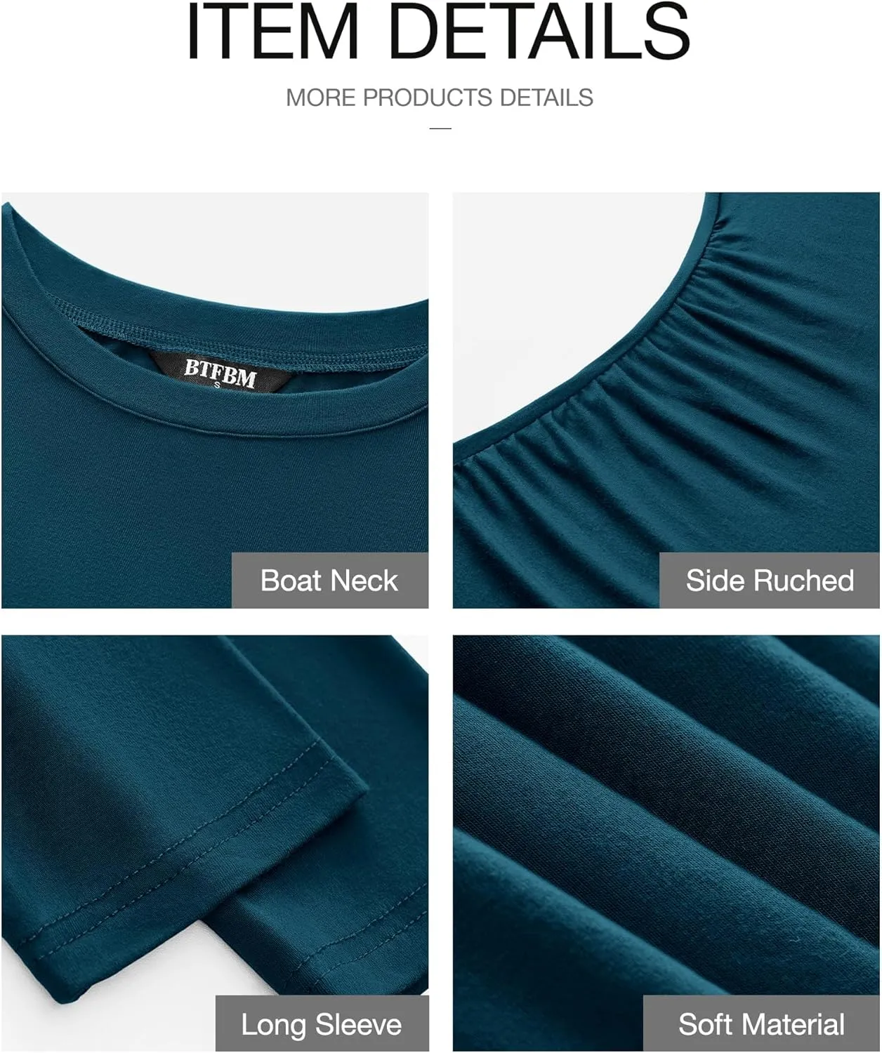 BTFBM Womens Spring Fashion 2025 Long Sleeve Boat Neck Mini Dress Slim Fit Party Club Short Tight Basic Bodycon Dresses