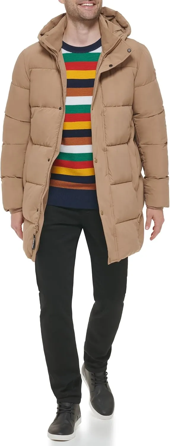 Calvin Klein Men's Modern Outdoor Stretch Puffer Jacket