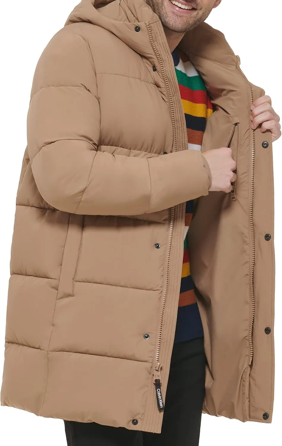 Calvin Klein Men's Modern Outdoor Stretch Puffer Jacket