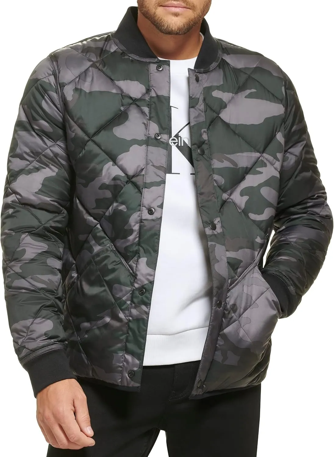 Calvin Klein Men's Reversible Diamond Quilted Jacket