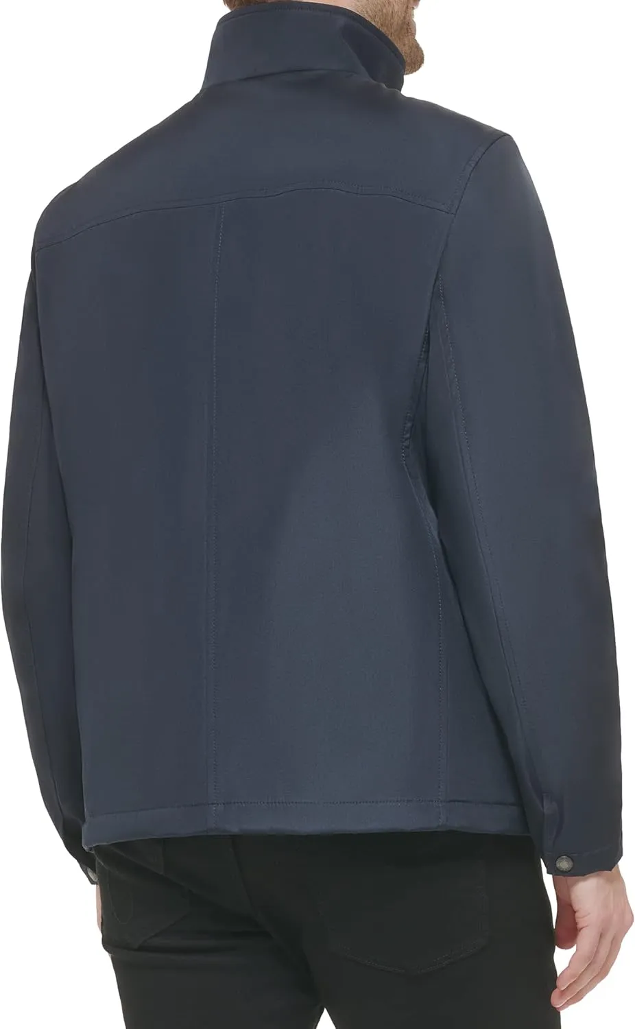 Calvin Klein Men's Stand Collar Poly Jacket