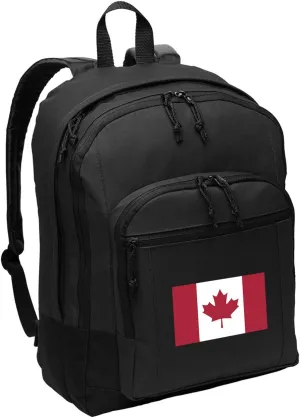Canada Flag Backpack CLASSIC Style Canada Backpack Laptop Sleeve