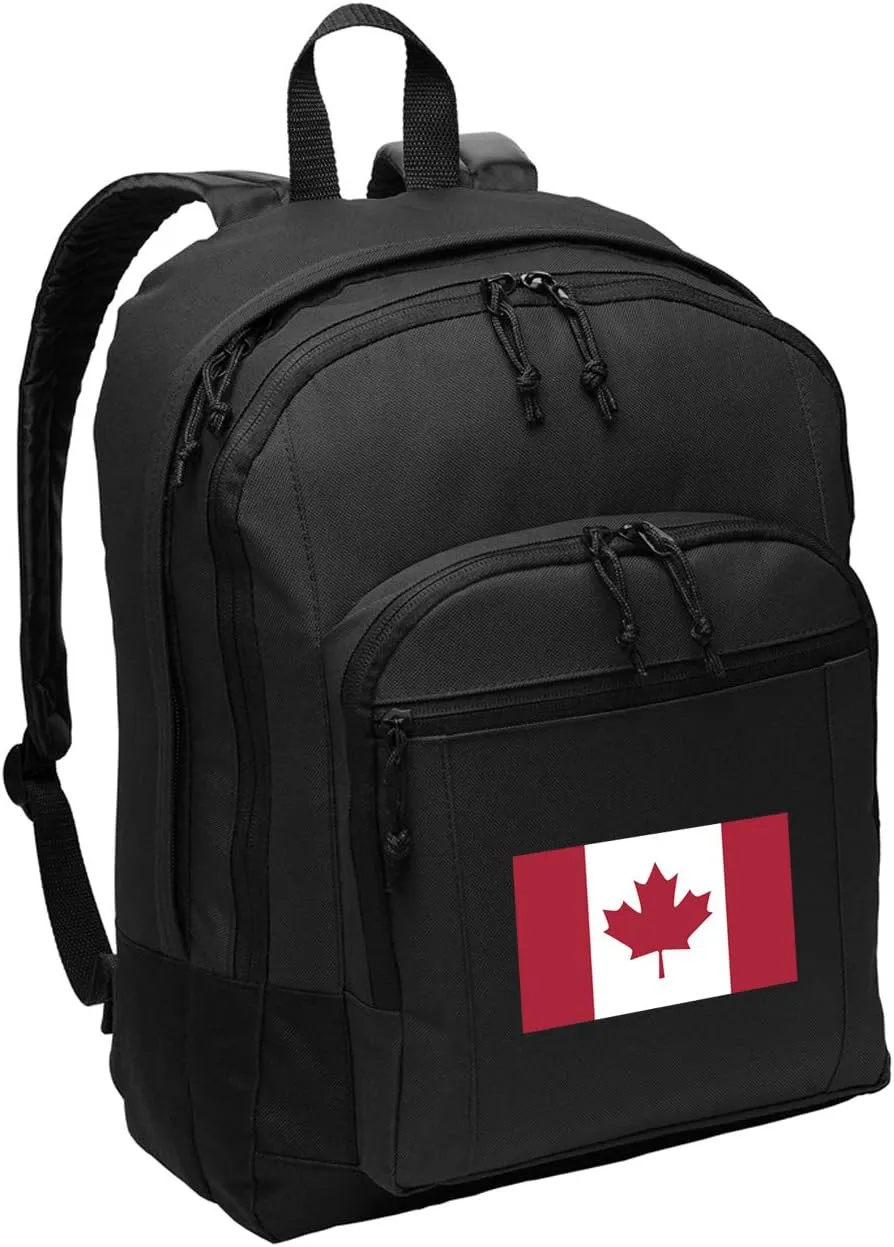 Canada Flag Backpack CLASSIC Style Canada Backpack Laptop Sleeve