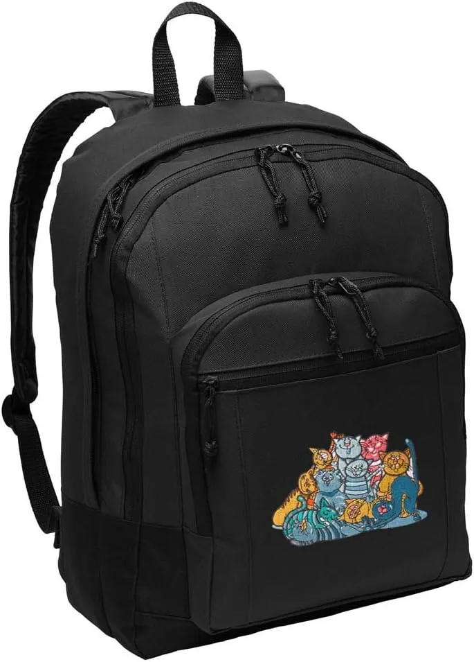 Cats Backpack CLASSIC Style Cat Backpack Laptop Sleeve