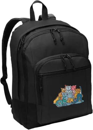 Cats Backpack CLASSIC Style Cat Backpack Laptop Sleeve
