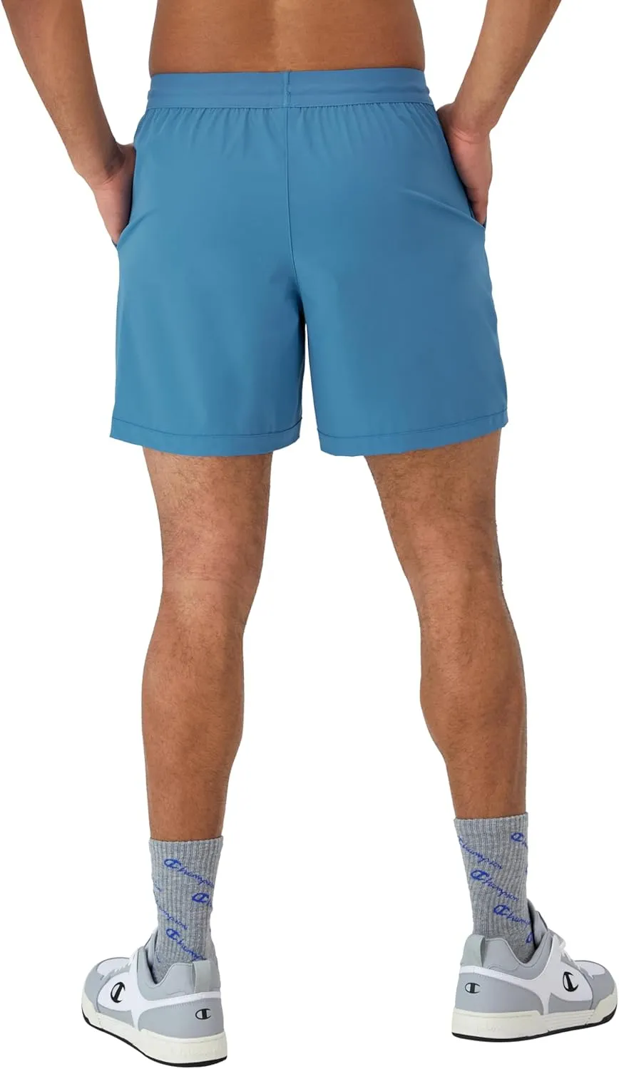 Champion Men's Purpose Water Resistant Sport Swim Shorts, 6"