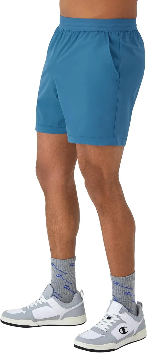 Champion Men's Purpose Water Resistant Sport Swim Shorts, 6"