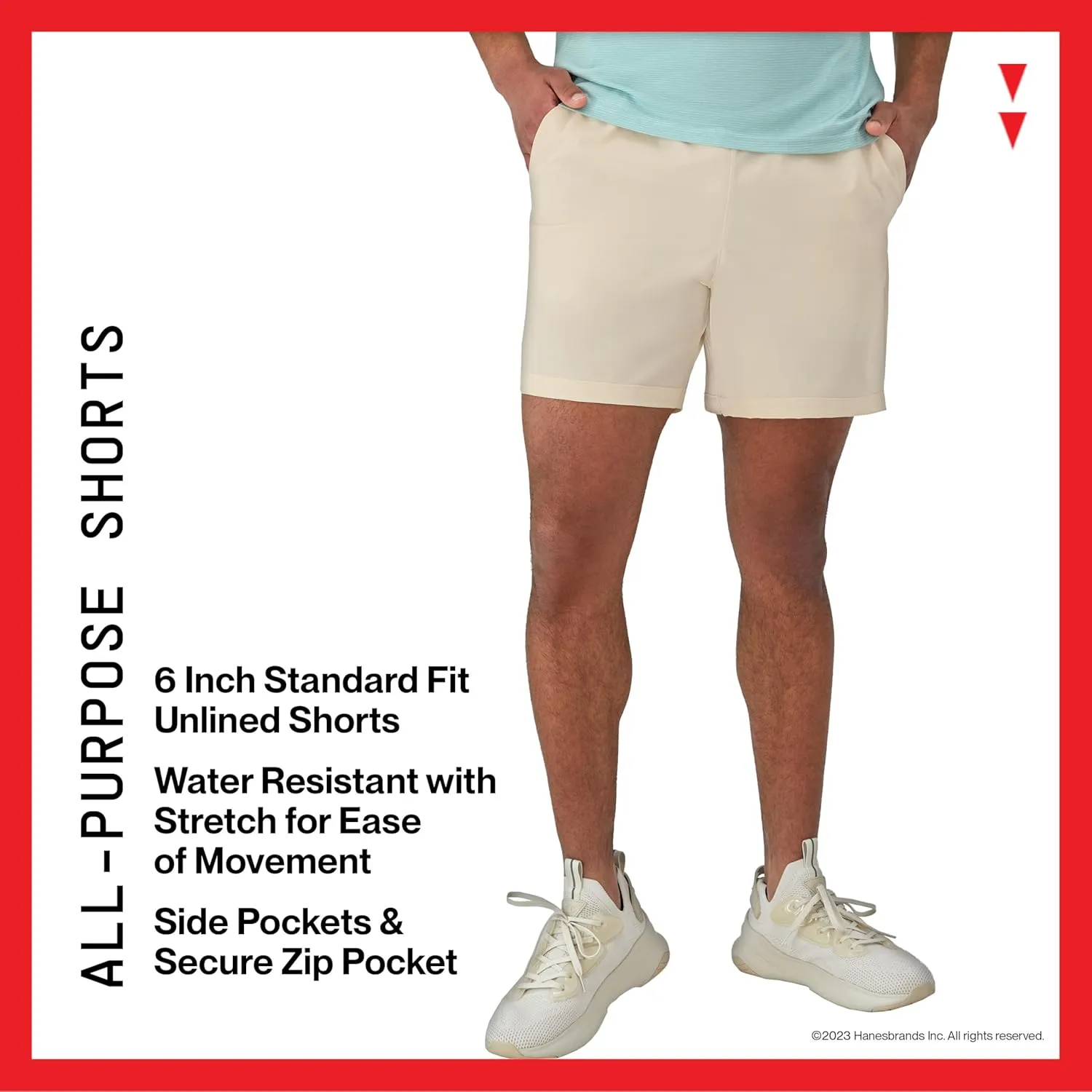 Champion Men's Purpose Water Resistant Sport Swim Shorts, 6"