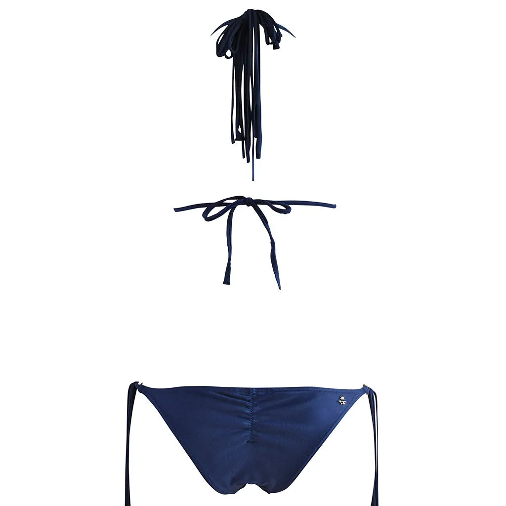 Cia Maritima Navy Tassel Triangle Bikini