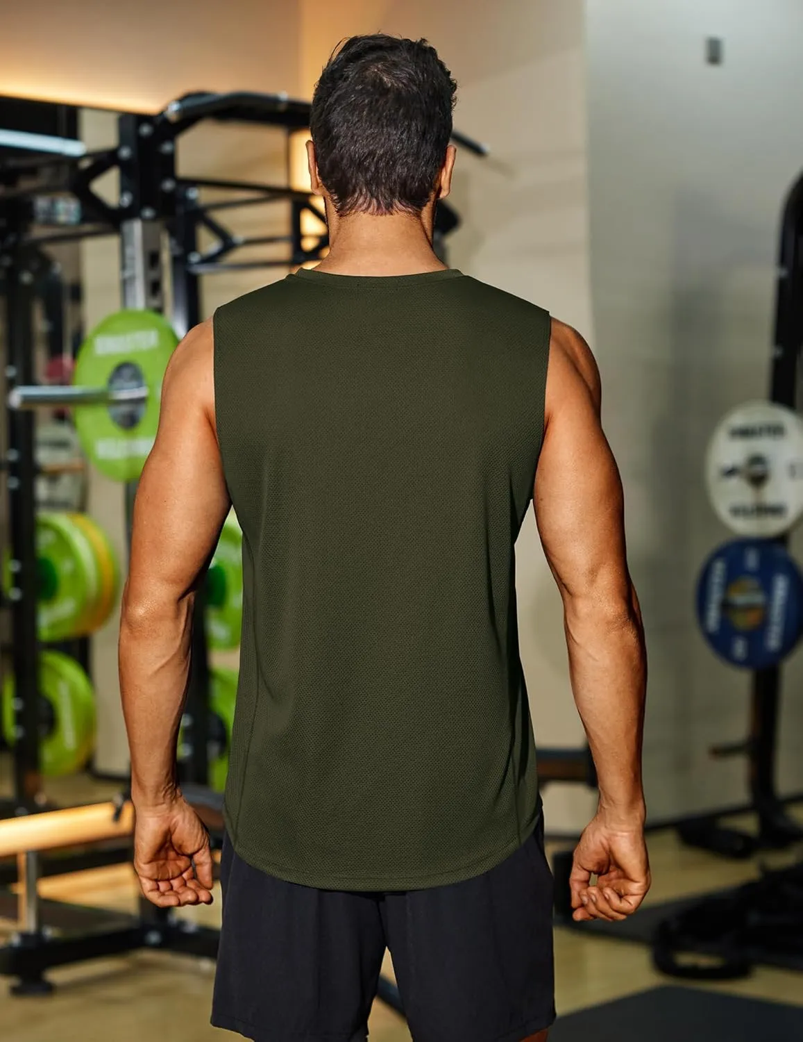 COOFANDY Men's Workout Gym Tank Tops Dry Fit Pack Sleeveless Muscle Shirts Breathable Running Tank