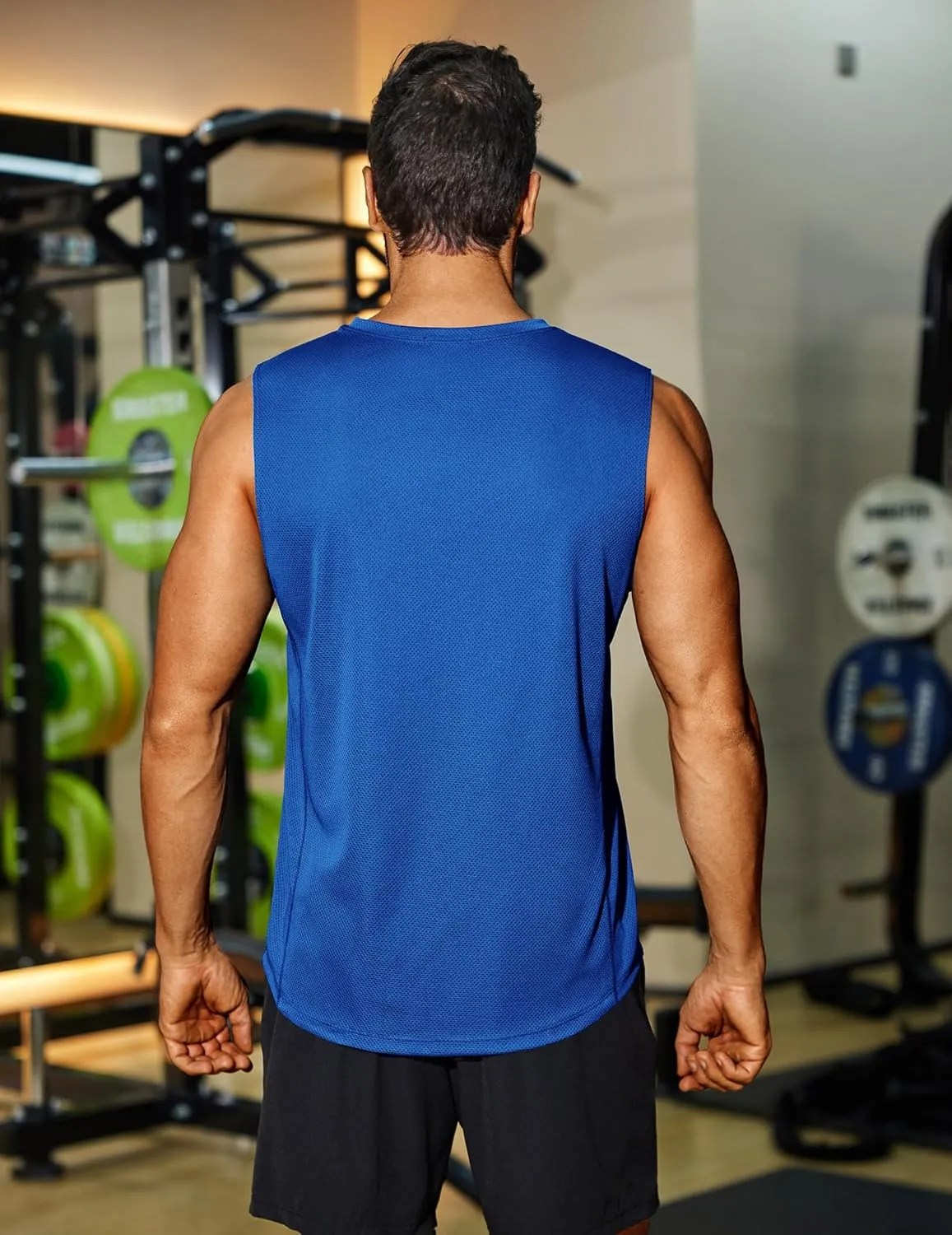 COOFANDY Men's Workout Gym Tank Tops Dry Fit Pack Sleeveless Muscle Shirts Breathable Running Tank