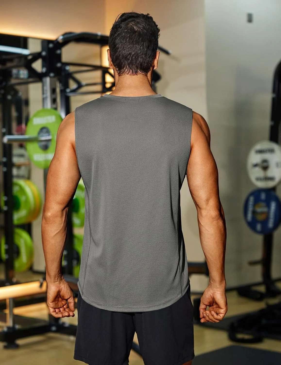 COOFANDY Men's Workout Gym Tank Tops Dry Fit Pack Sleeveless Muscle Shirts Breathable Running Tank