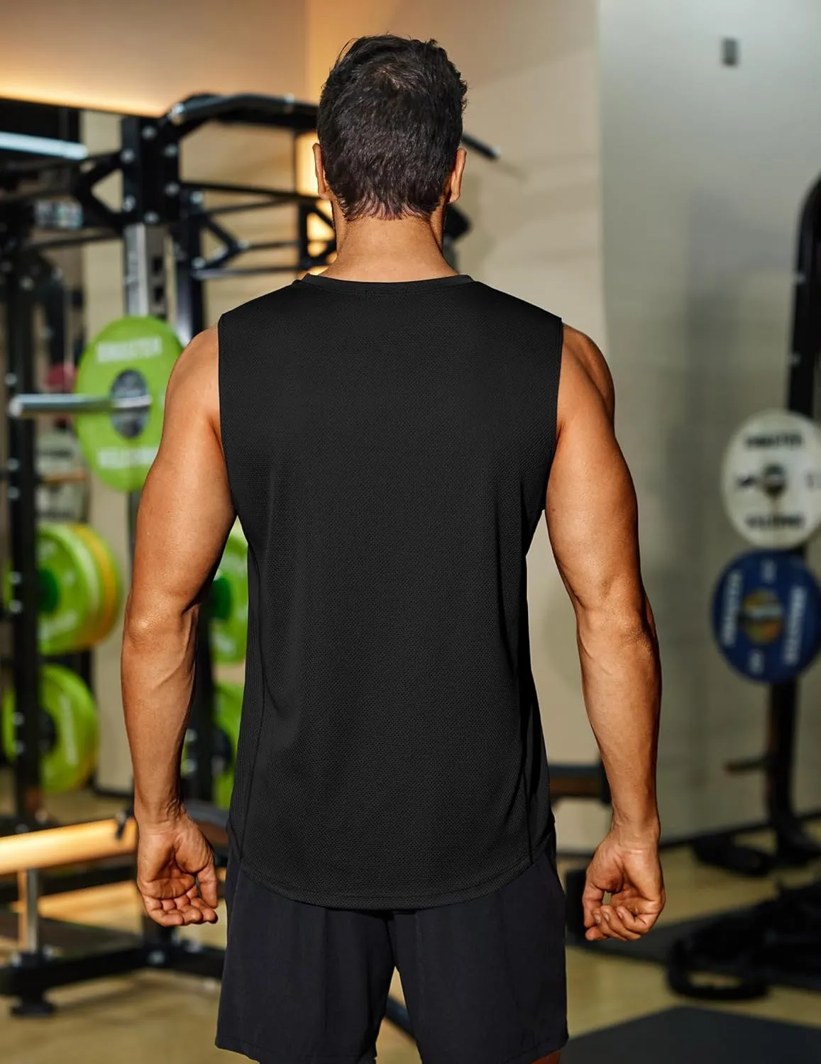 COOFANDY Men's Workout Gym Tank Tops Dry Fit Pack Sleeveless Muscle Shirts Breathable Running Tank