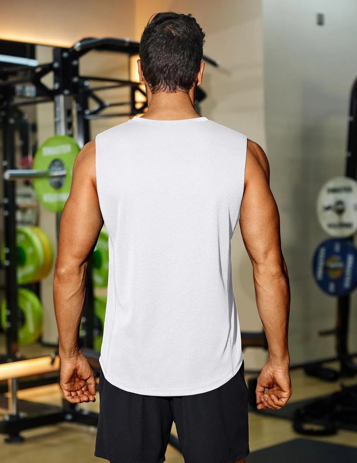 COOFANDY Men's Workout Gym Tank Tops Dry Fit Pack Sleeveless Muscle Shirts Breathable Running Tank