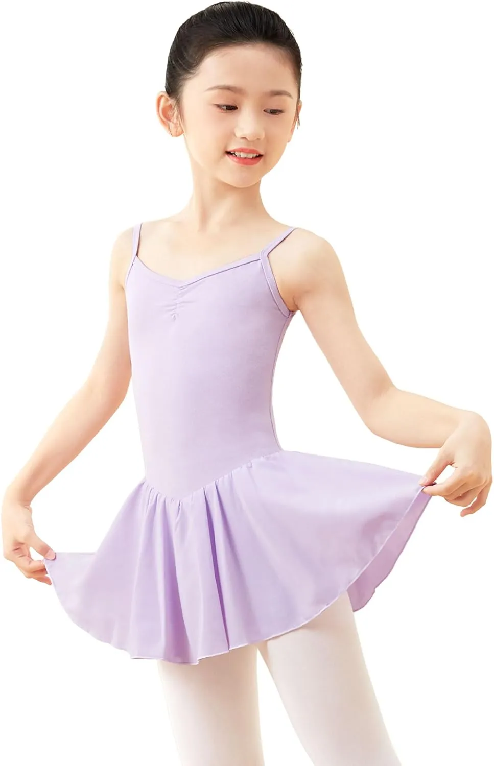 Cotton Ballet Leotard with Skirt - Breathable Dance Leotards for Toddlers to Big Girls