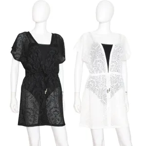 CU-WS37 - Wholesale Women's Kimono Cover-Up