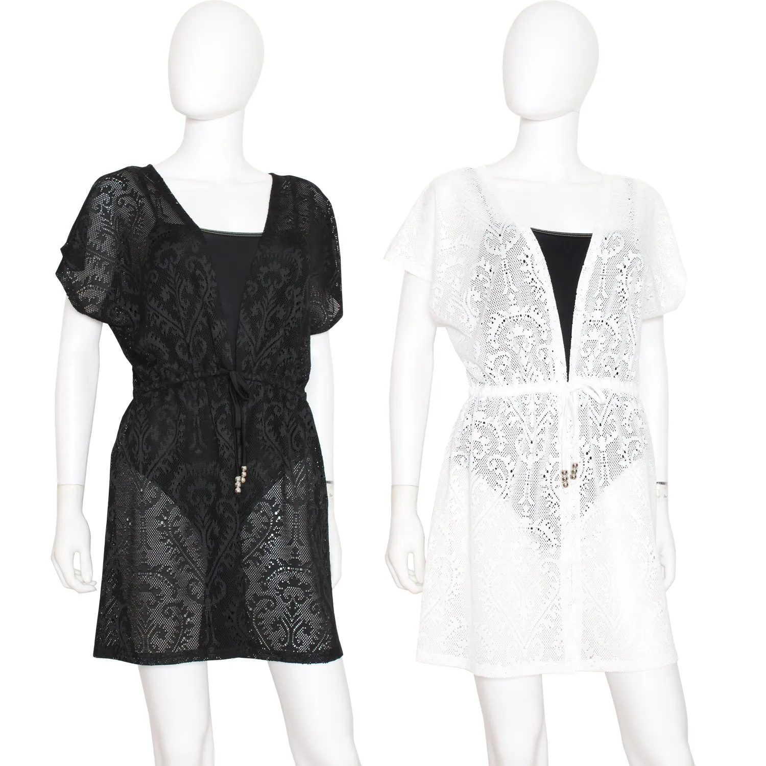 CU-WS37 - Wholesale Women's Kimono Cover-Up