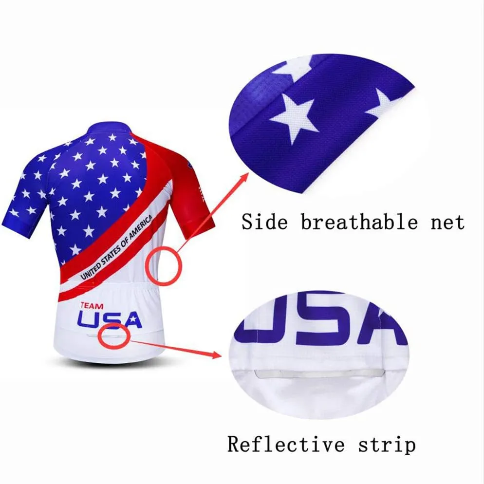 Cycling Jersey Men, Short Sleeve Bike Shirts Biking Clothse Bicycle Tops - Breathable Quick Dry, S-3XL