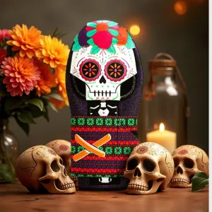 día de los muertos sliding mitt