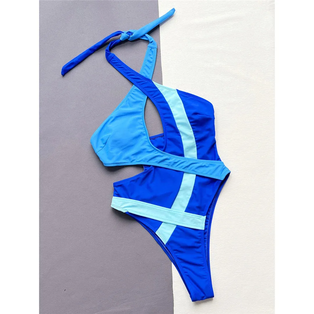 Devin Crisscross Cut-Out Monokini