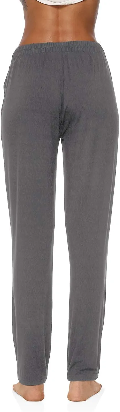 DIBAOLONG Womens Yoga Pants Wide Leg Comfy Drawstring Loose Straight Lounge Running Workout Legging
