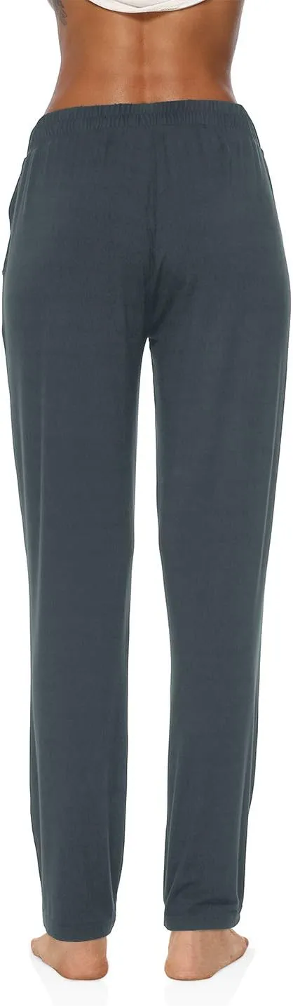 DIBAOLONG Womens Yoga Pants Wide Leg Comfy Drawstring Loose Straight Lounge Running Workout Legging