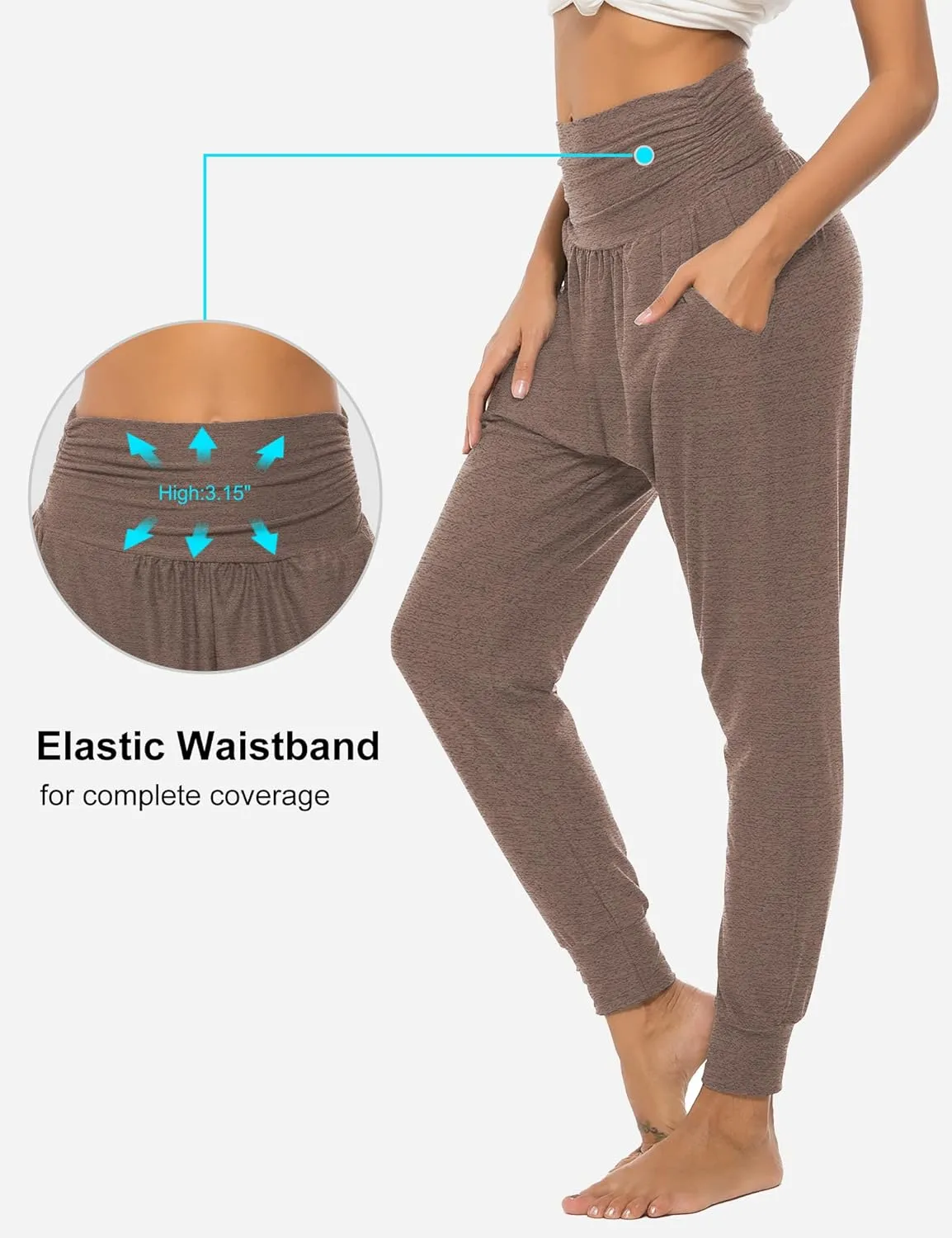 DIBAOLONG Womens Yoga Sweatpants Loose Workout Joggers Pants Comfy Lounge Pants with Pockets