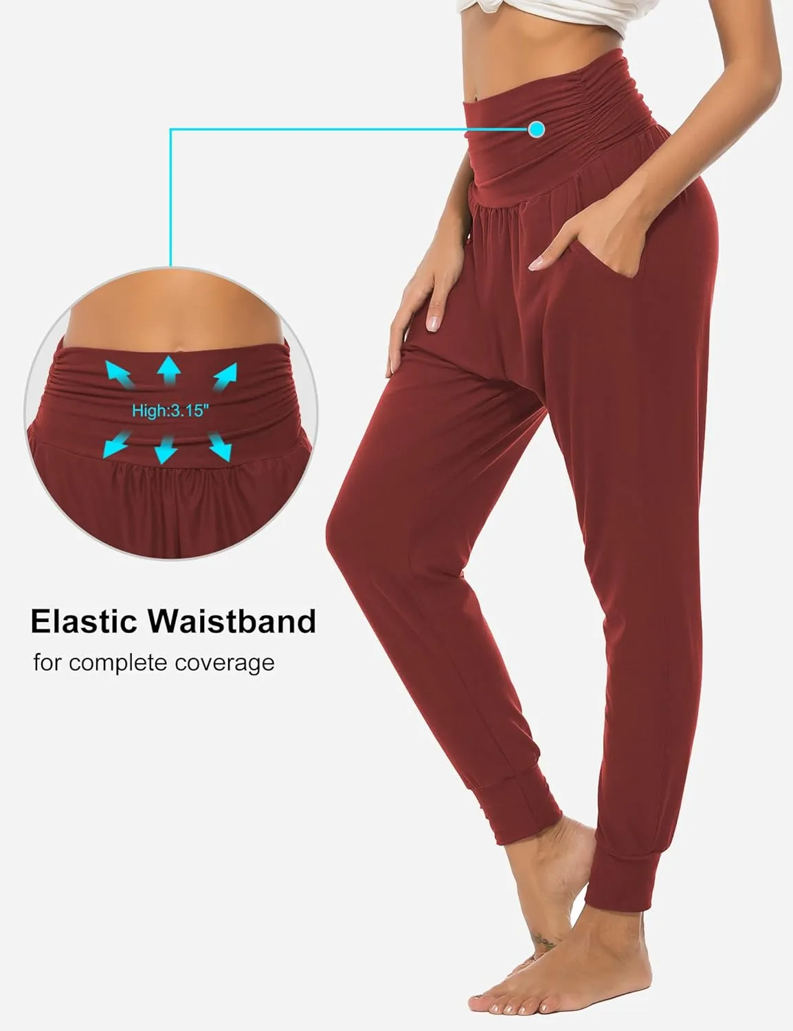 DIBAOLONG Womens Yoga Sweatpants Loose Workout Joggers Pants Comfy Lounge Pants with Pockets