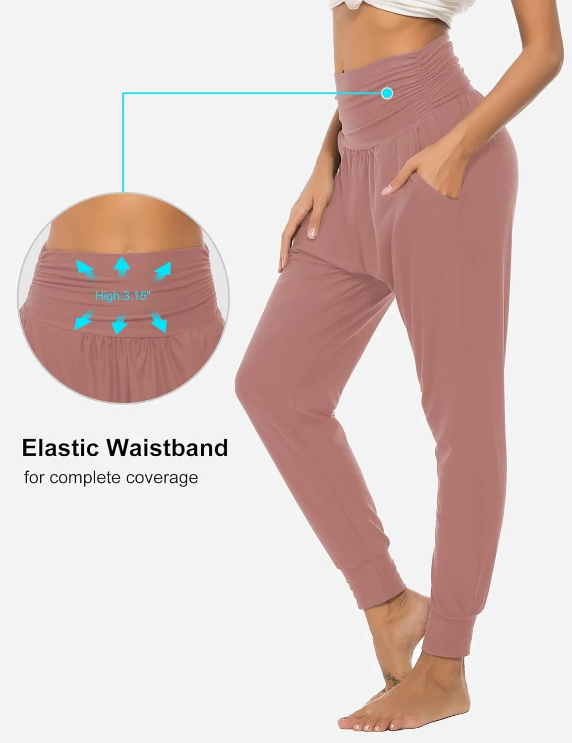 DIBAOLONG Womens Yoga Sweatpants Loose Workout Joggers Pants Comfy Lounge Pants with Pockets