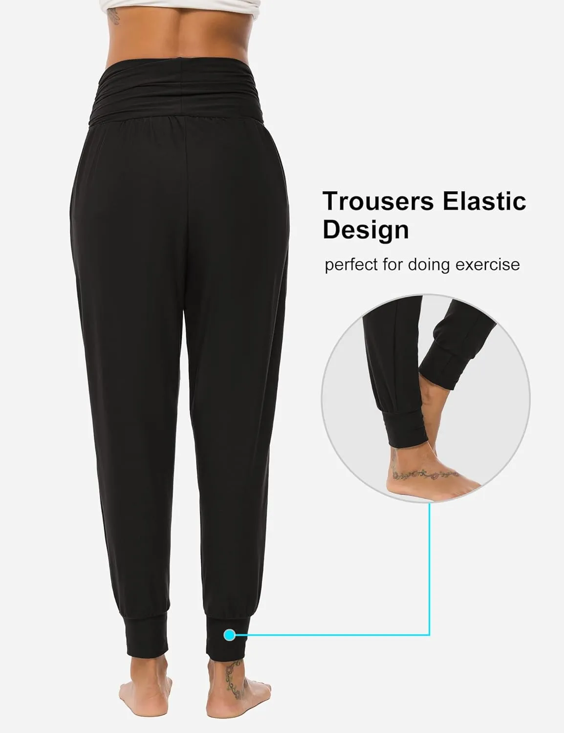 DIBAOLONG Womens Yoga Sweatpants Loose Workout Joggers Pants Comfy Lounge Pants with Pockets